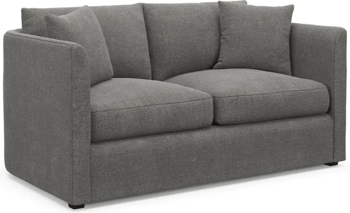 Benji Foam Comfort Sofa, Loveseat and Chair Set - Living Large Charcoal