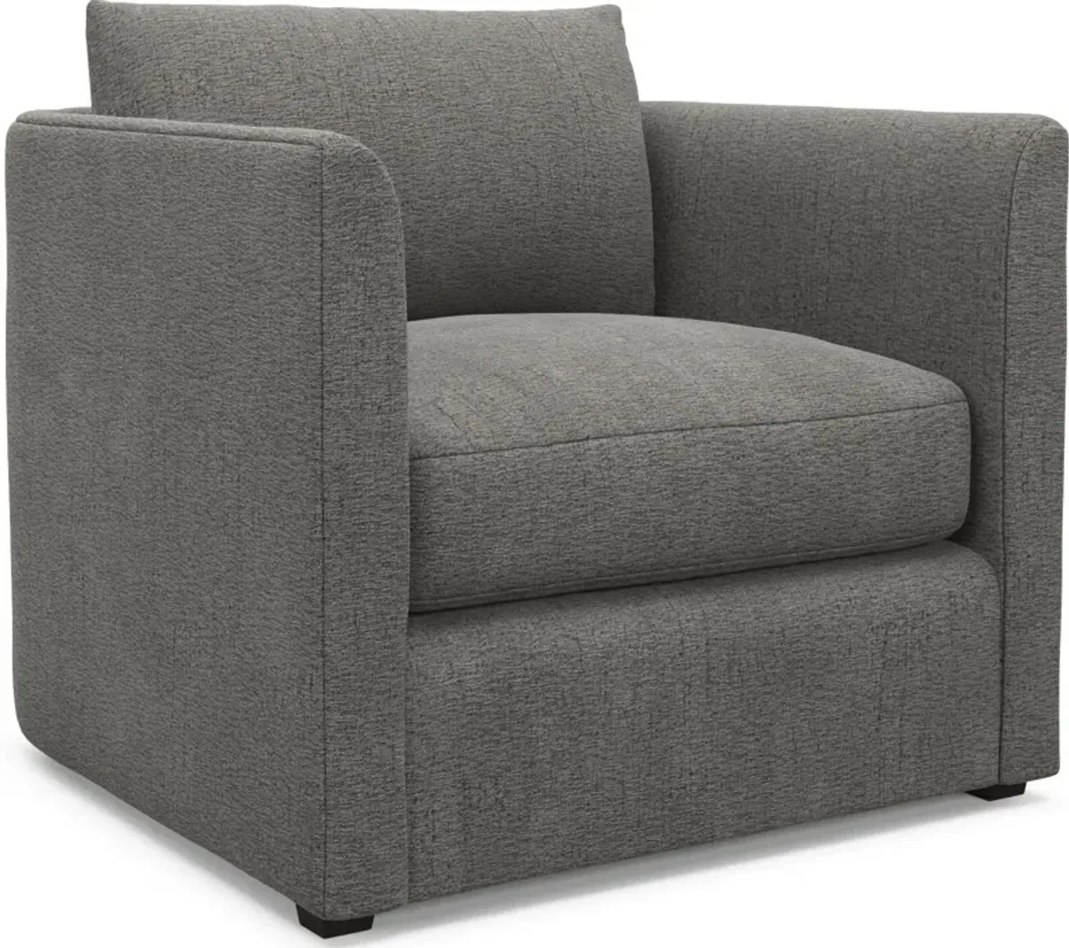 Benji Foam Comfort Sofa, Loveseat and Chair Set - Living Large Charcoal