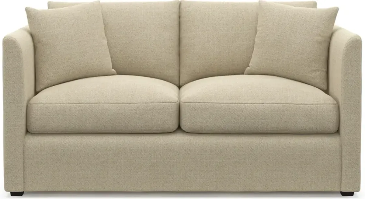 Benji Foam Comfort Loveseat - Broderick Sand