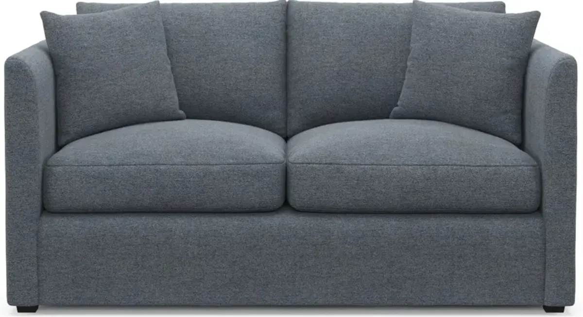 Benji Foam Comfort Loveseat - Bridger Navy