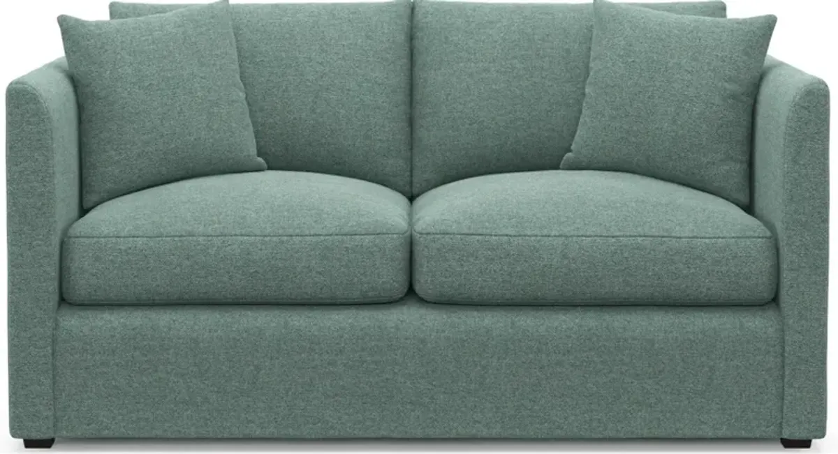 Benji Foam Comfort Loveseat - Bridger Jade