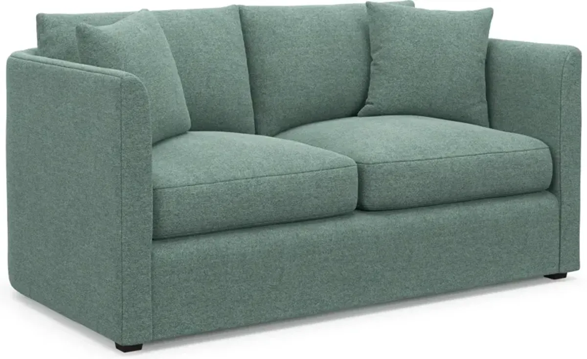 Benji Foam Comfort Loveseat - Bridger Jade