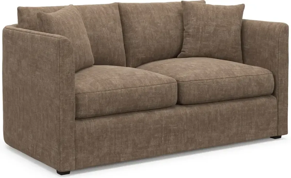 Benji Foam Comfort Loveseat - Argo Java