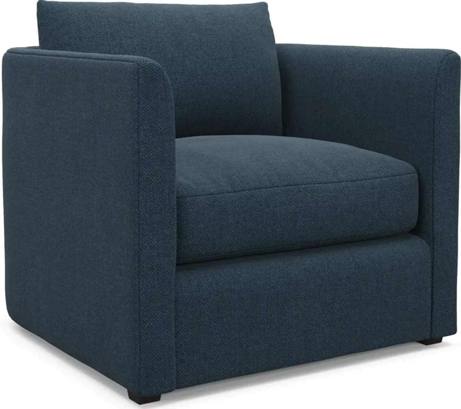 Benji Foam Comfort Accent Chair - Broderick Indigo