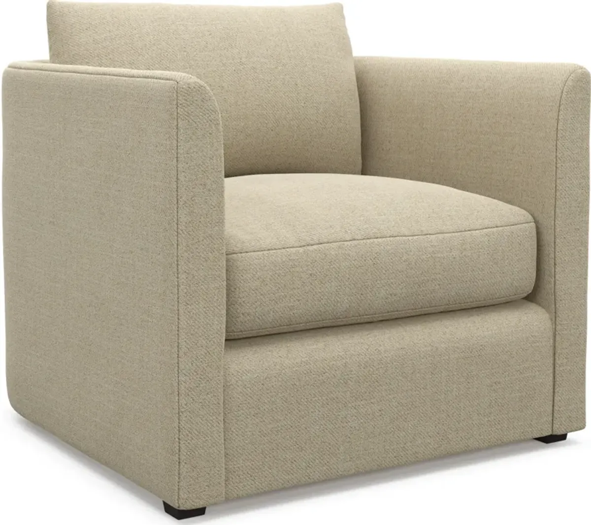 Benji Foam Comfort Sofa and Chair Set - Broderick Sand