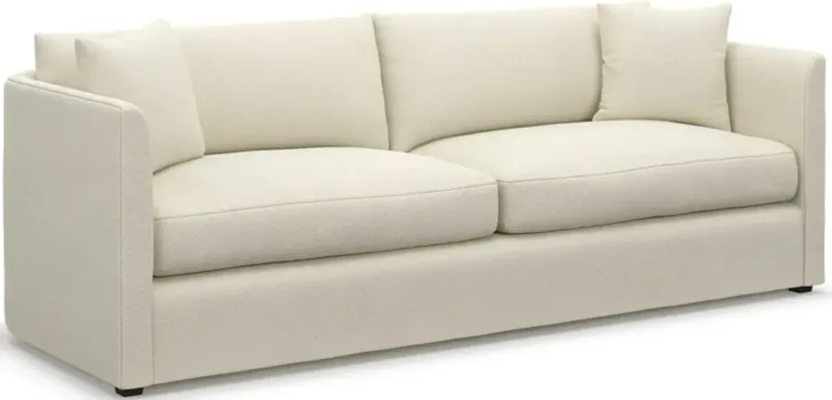 Benji Foam Comfort Sofa, Loveseat and Chair Set - Fincher Ivory