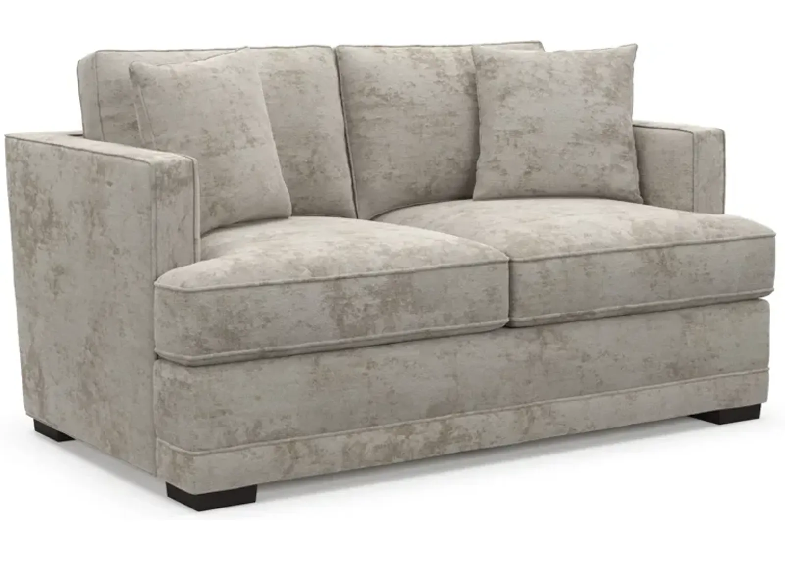 Pembroke Foam Comfort Loveseat - Hearth Cement