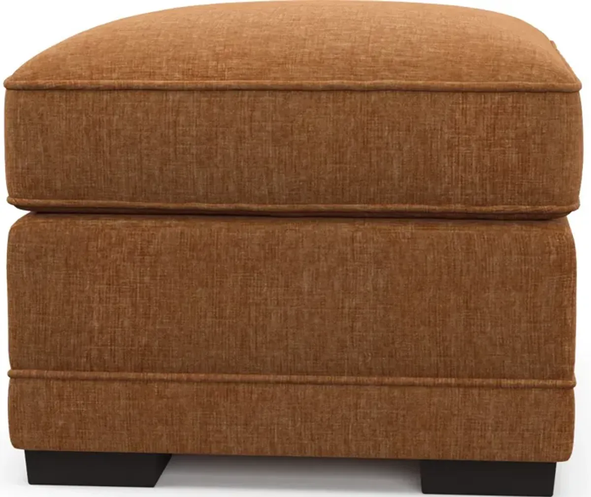 Pembroke Foam Comfort Ottoman - Contessa Ginger