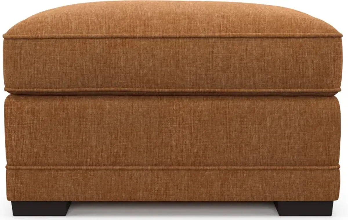 Pembroke Foam Comfort Ottoman - Contessa Ginger