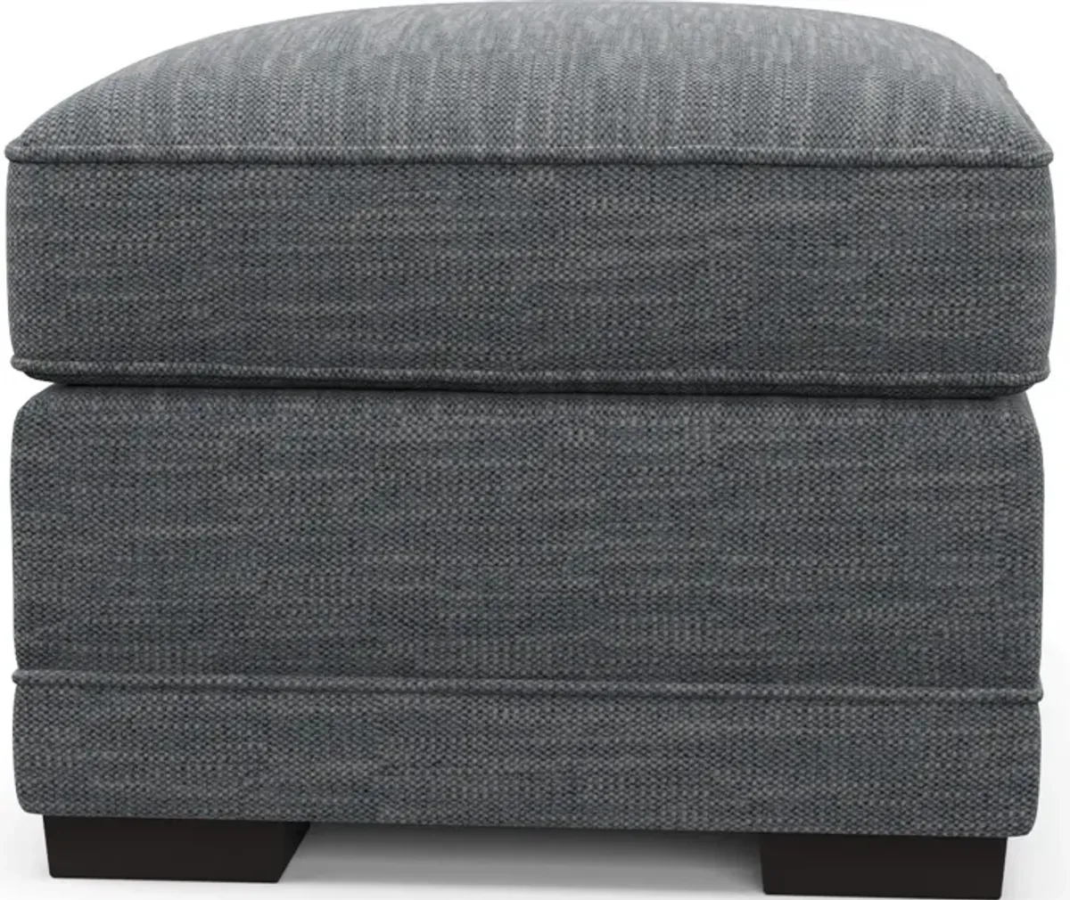 Pembroke Foam Comfort Ottoman - Dudley Indigo