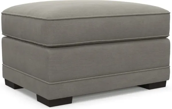 Pembroke Foam Comfort Ottoman - Abington Fog