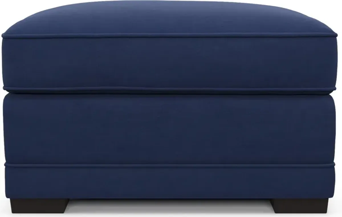 Pembroke Foam Comfort Ottoman - Abington Indigo