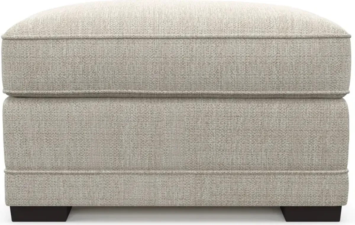 Pembroke Foam Comfort Ottoman - Mason Porcelain