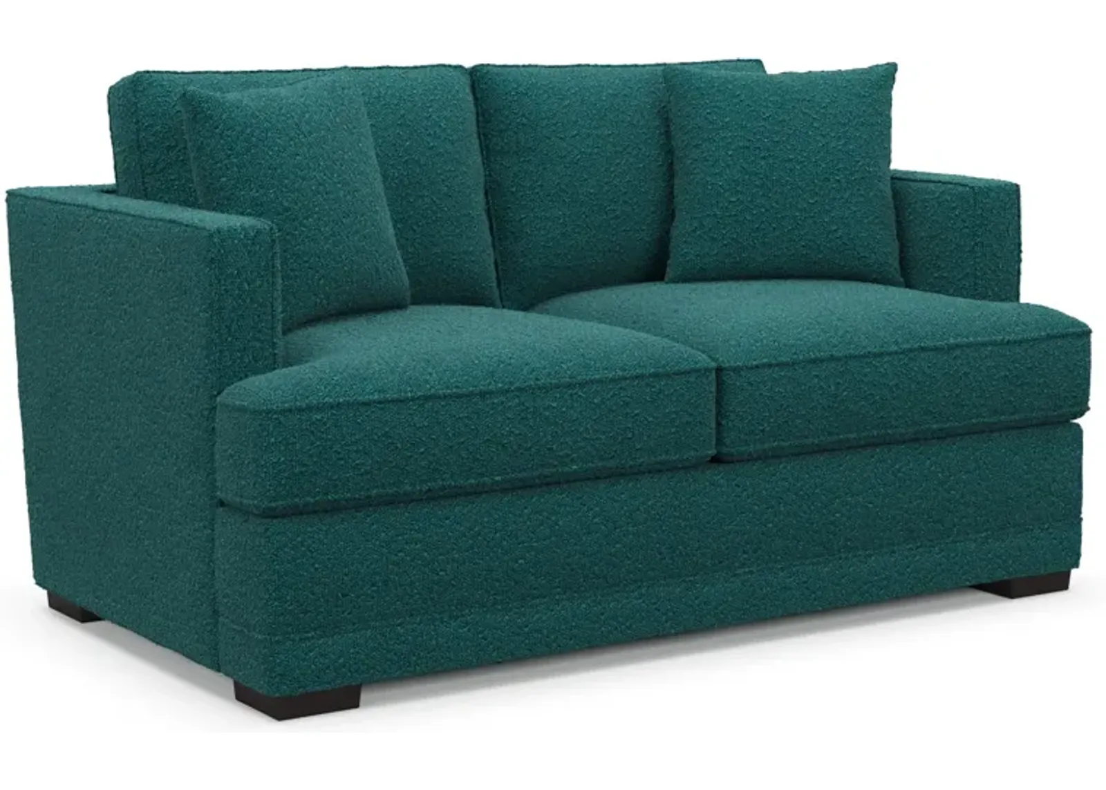 Pembroke Hybrid Comfort Loveseat - Bloke Peacock