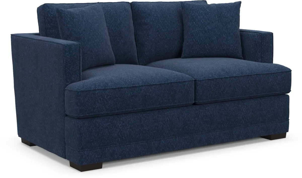 Pembroke Hybrid Comfort Loveseat - Oslo Navy