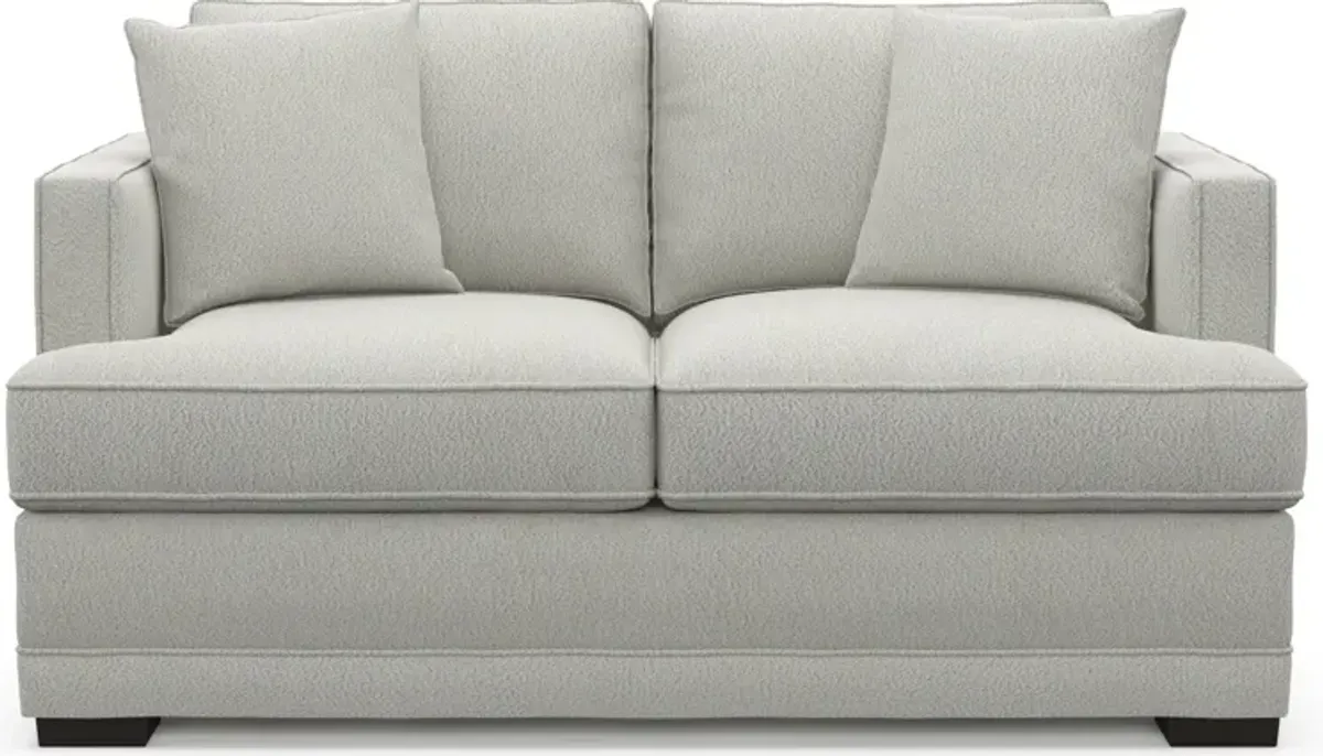 Pembroke Hybrid Comfort Loveseat - Oslo Snow