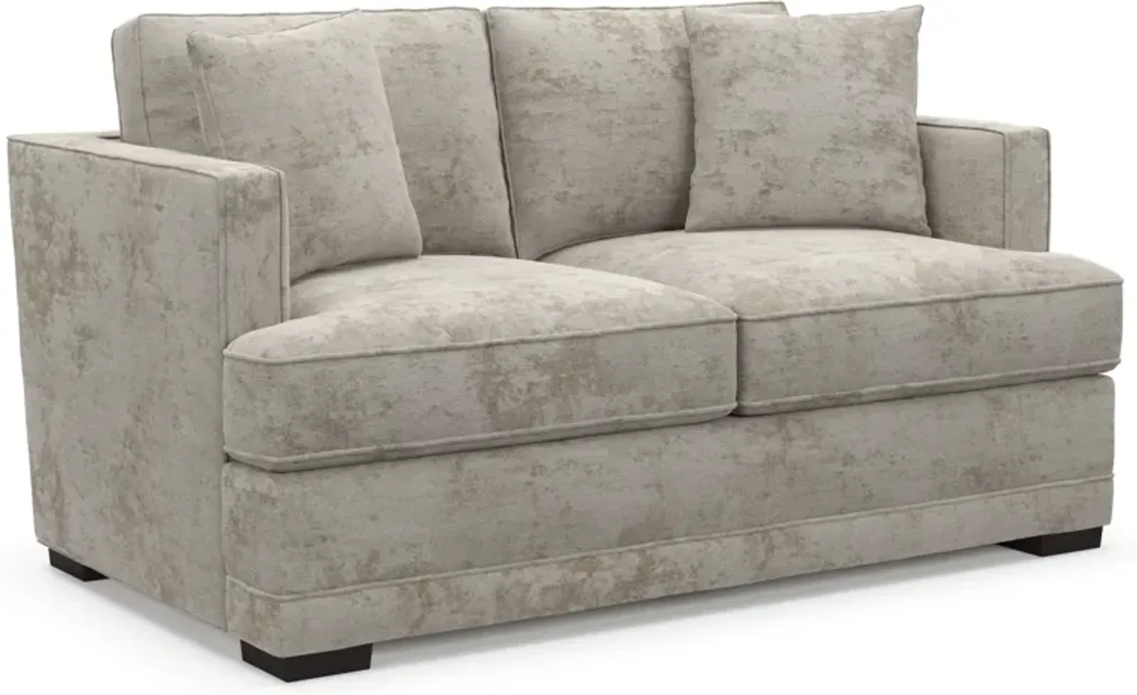 Pembroke Hybrid Comfort Loveseat - Hearth Cement