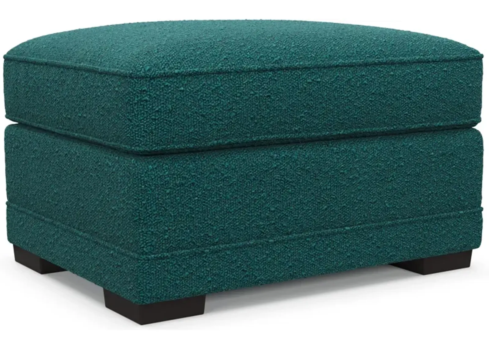 Pembroke Hybrid Comfort Ottoman - Bloke Peacock