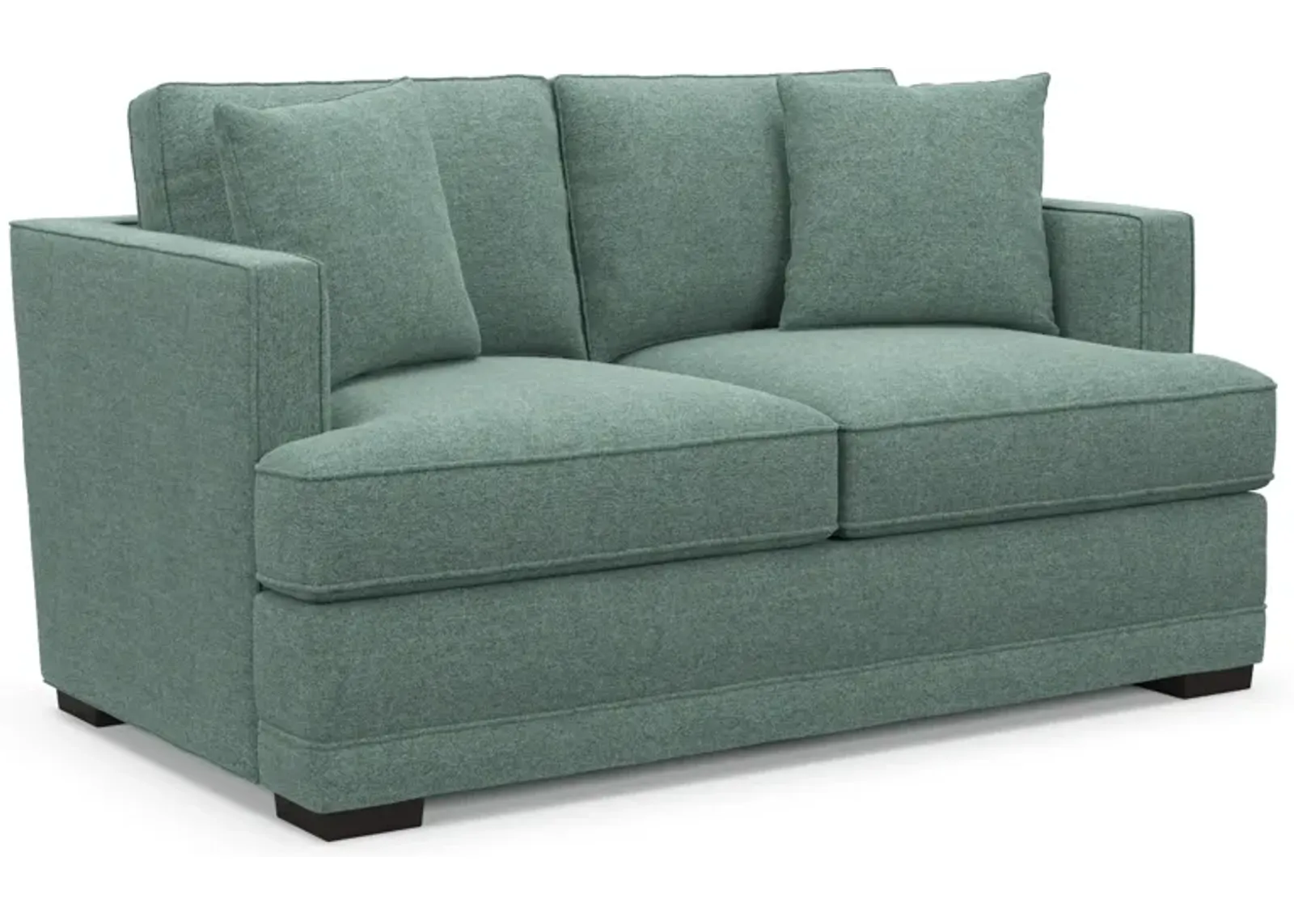 Pembroke Foam Comfort Loveseat - Bridger Jade