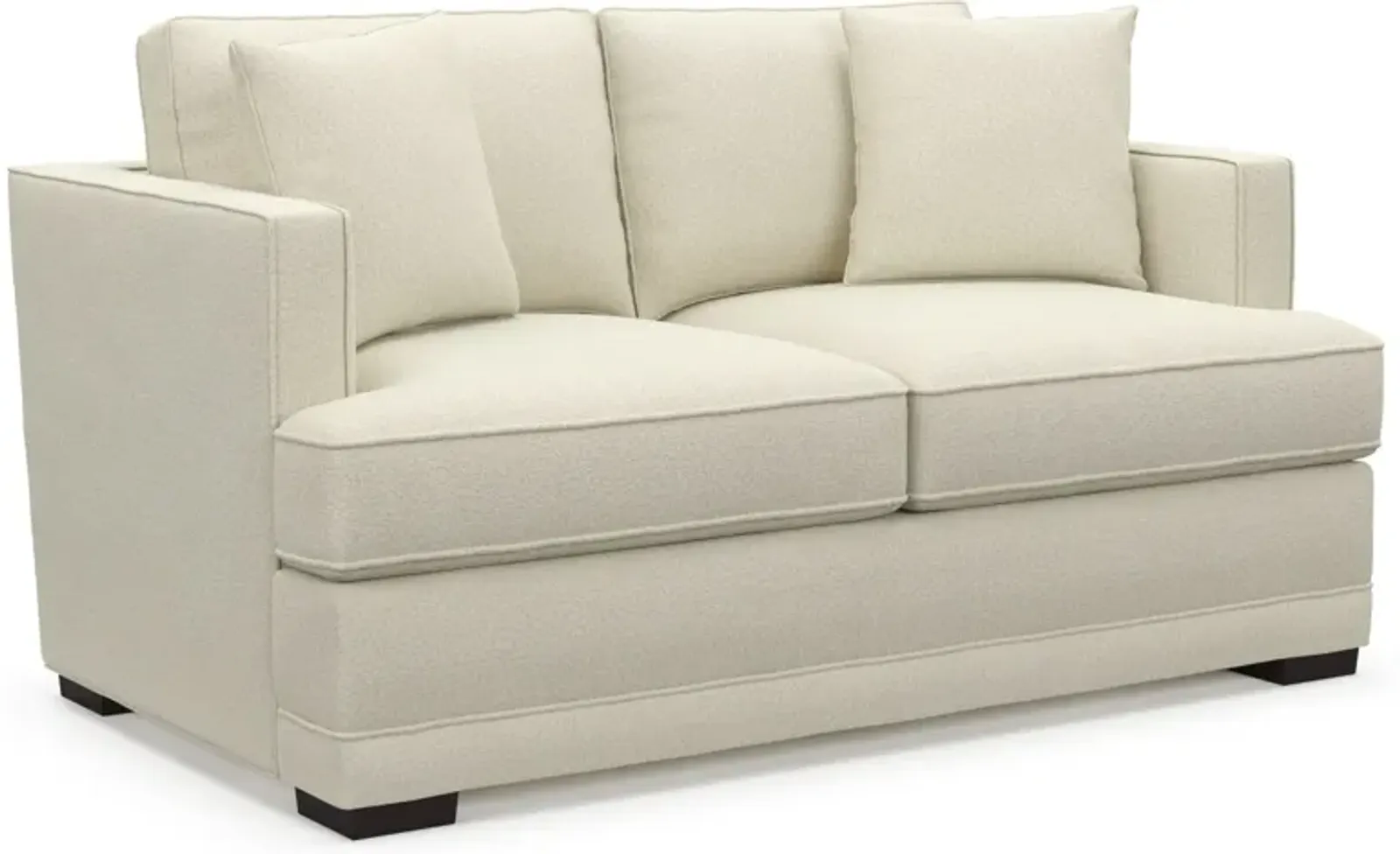 Pembroke Foam Comfort Loveseat - Fincher Ivory