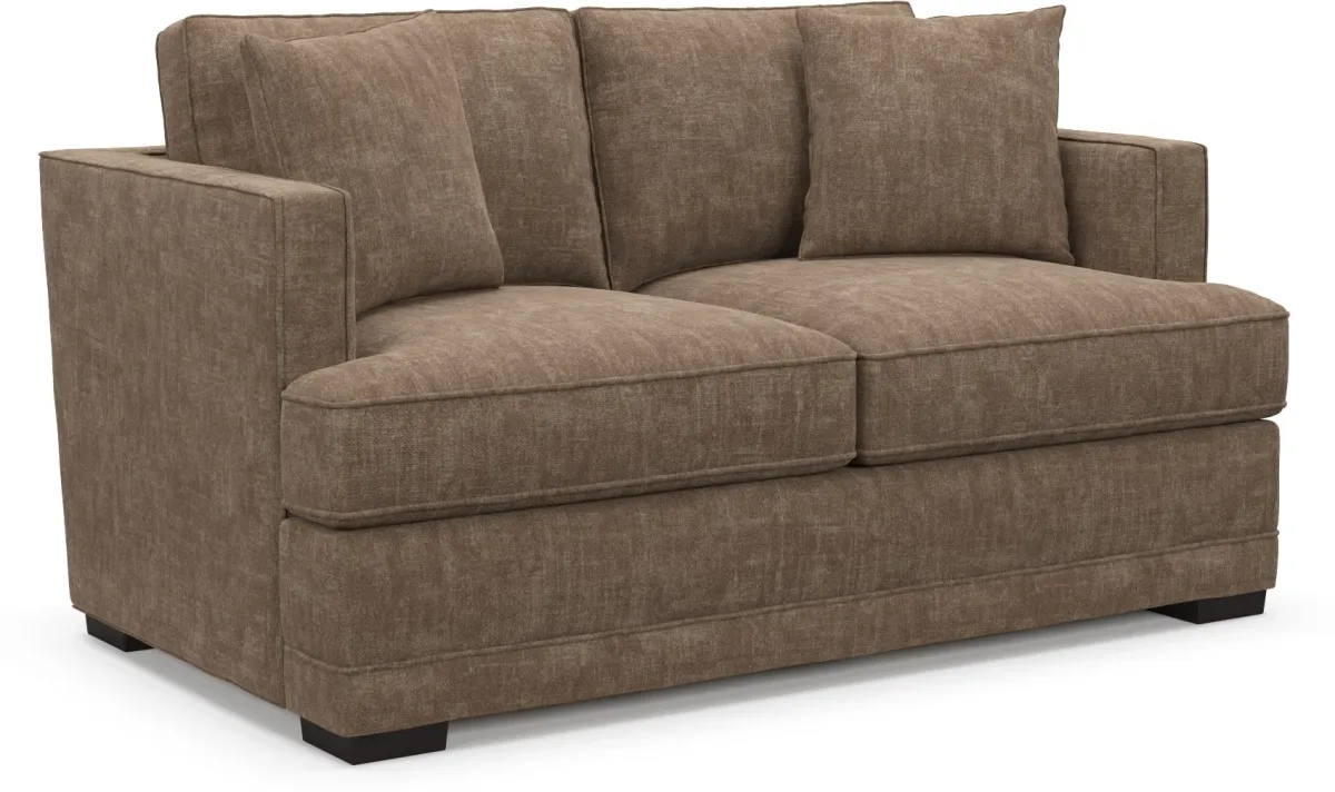 Pembroke Foam Comfort Loveseat - Argo Java