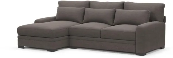 Boston Hybrid Comfort Sectional - Presidio Steel