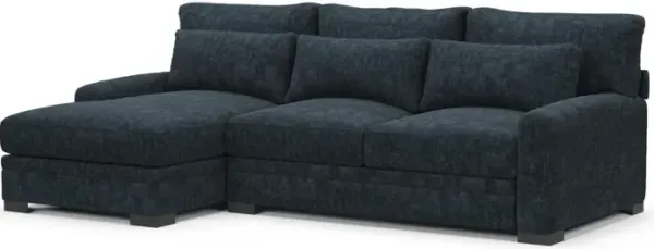 Boston Hybrid Comfort Sectional - Argo Navy