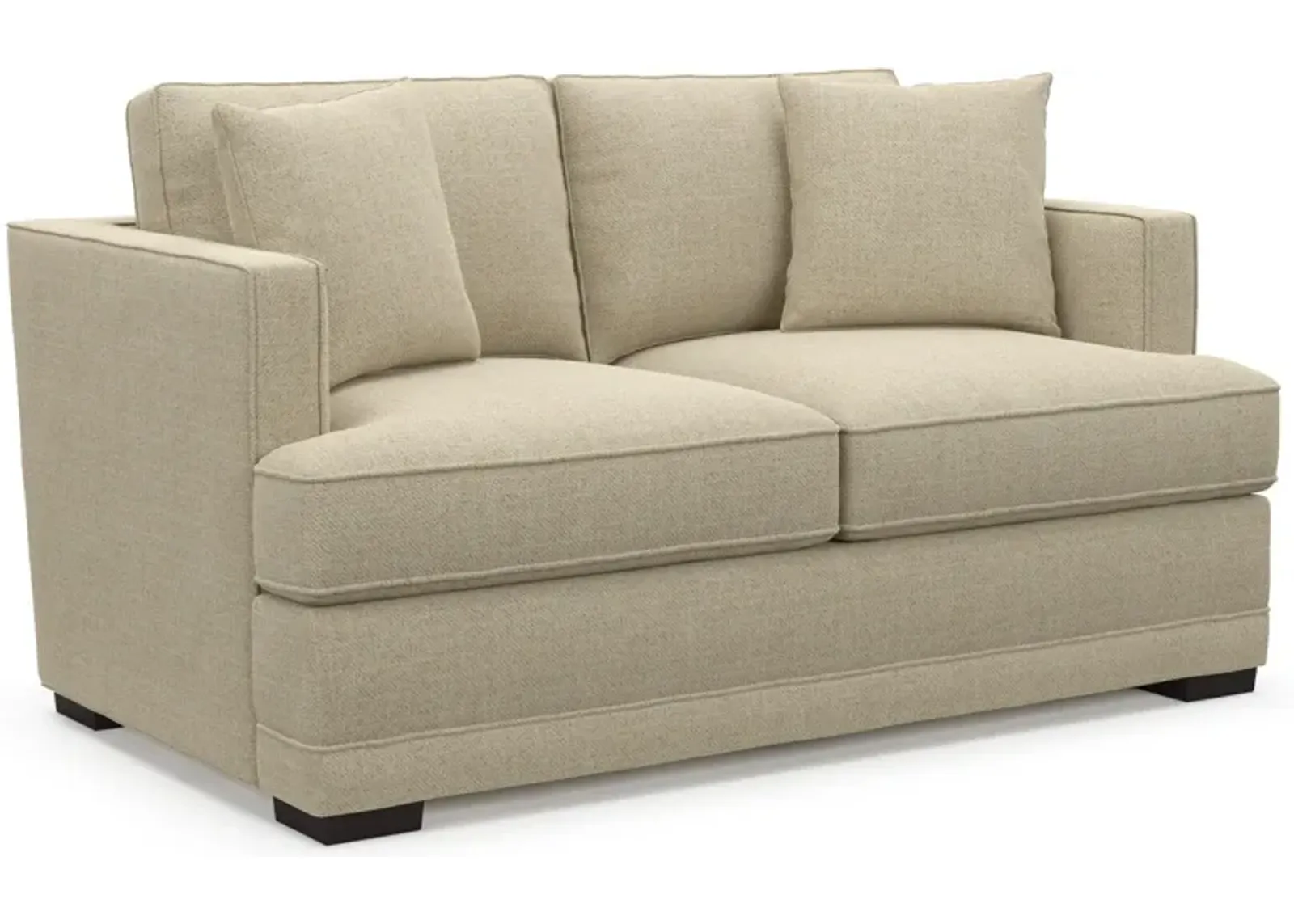 Pembroke Hybrid Comfort Loveseat - Broderick Sand