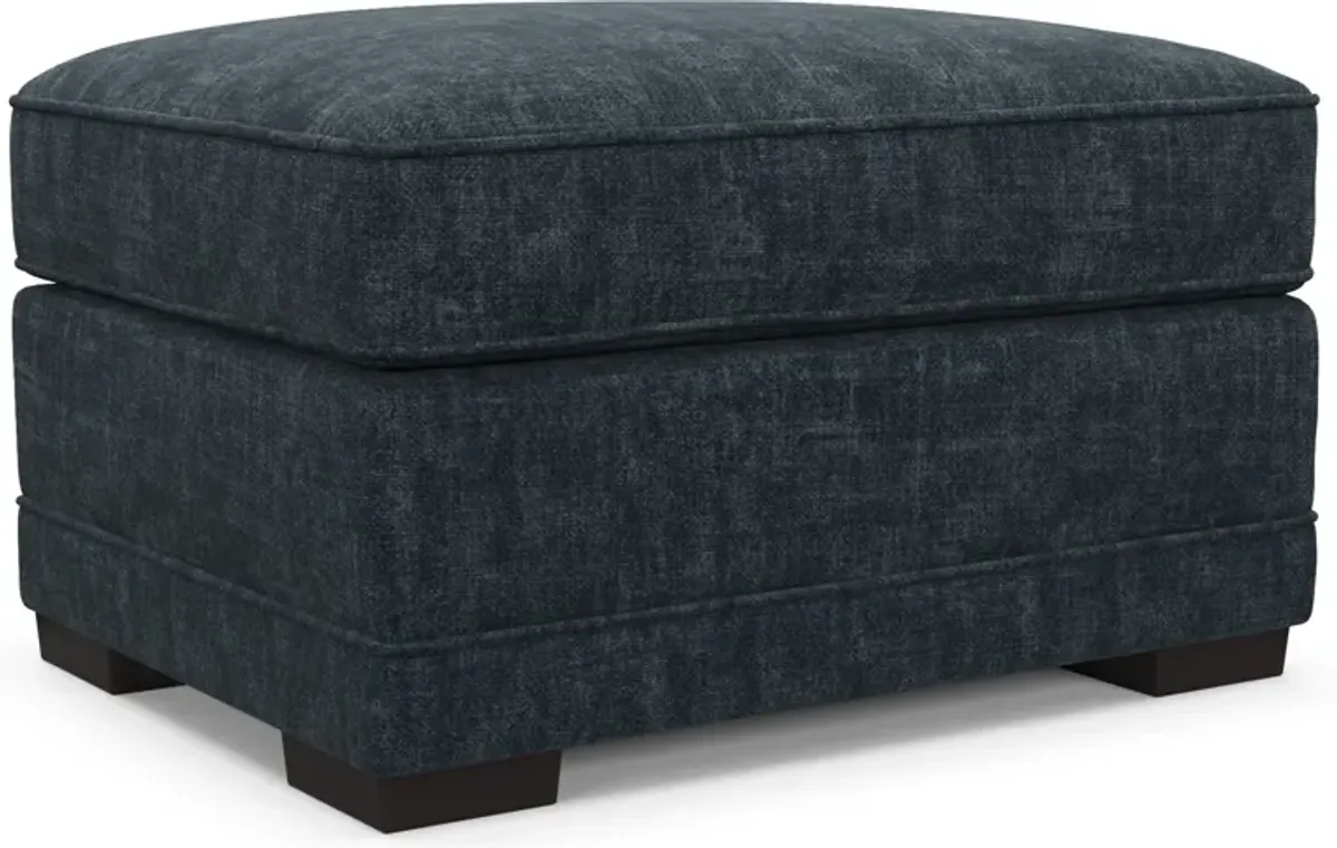 Pembroke Hybrid Comfort Ottoman - Argo Navy