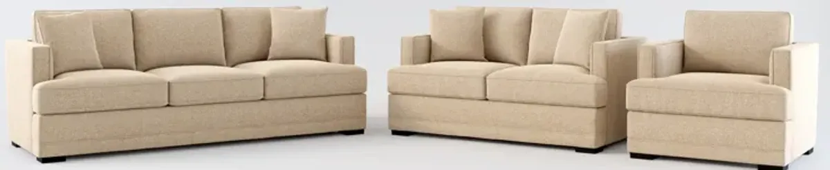 Pembroke Hybrid Comfort Sofa, Loveseat, and Chair Set - Liv Wicker