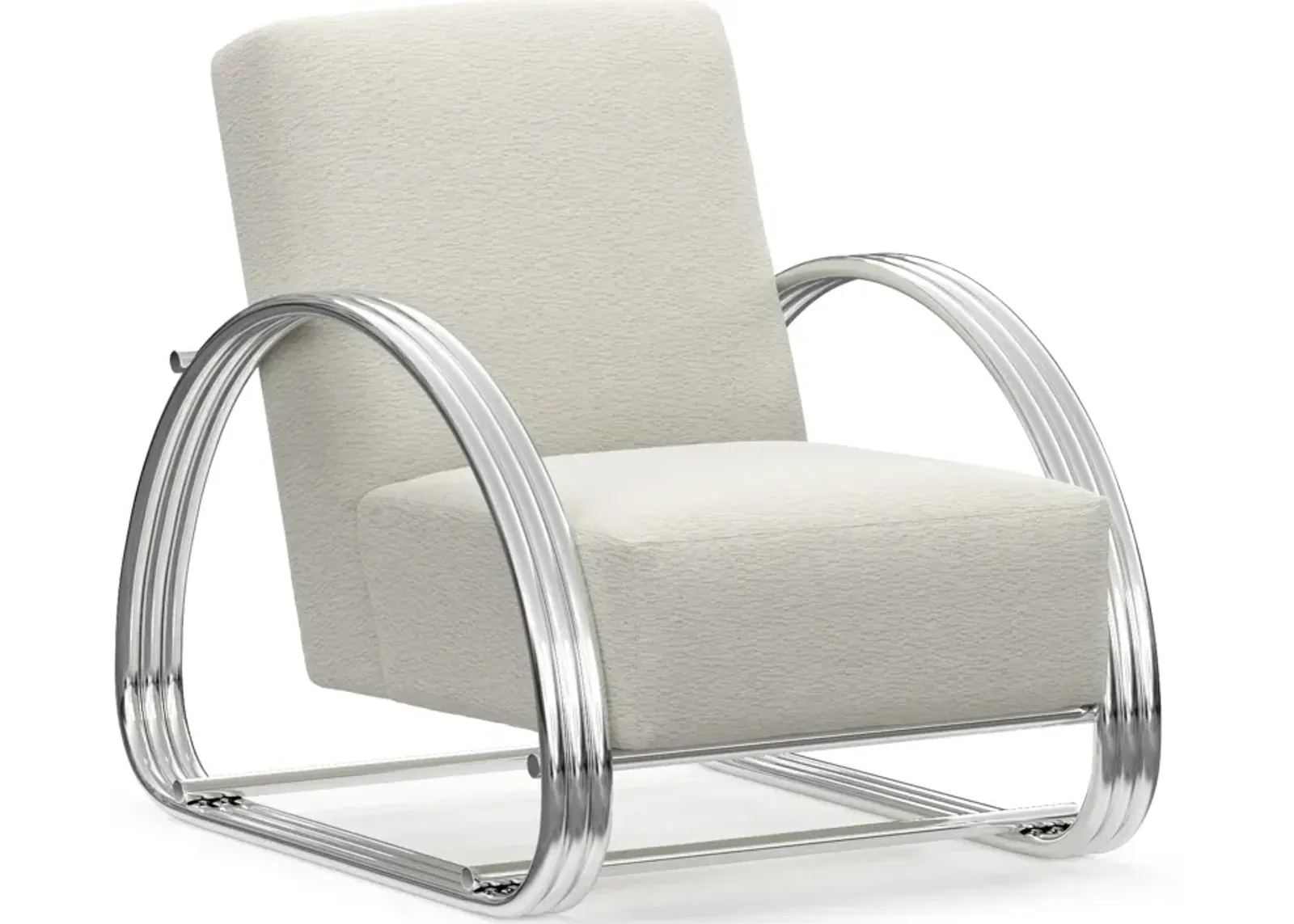 Beal Accent Chair - Living Large White