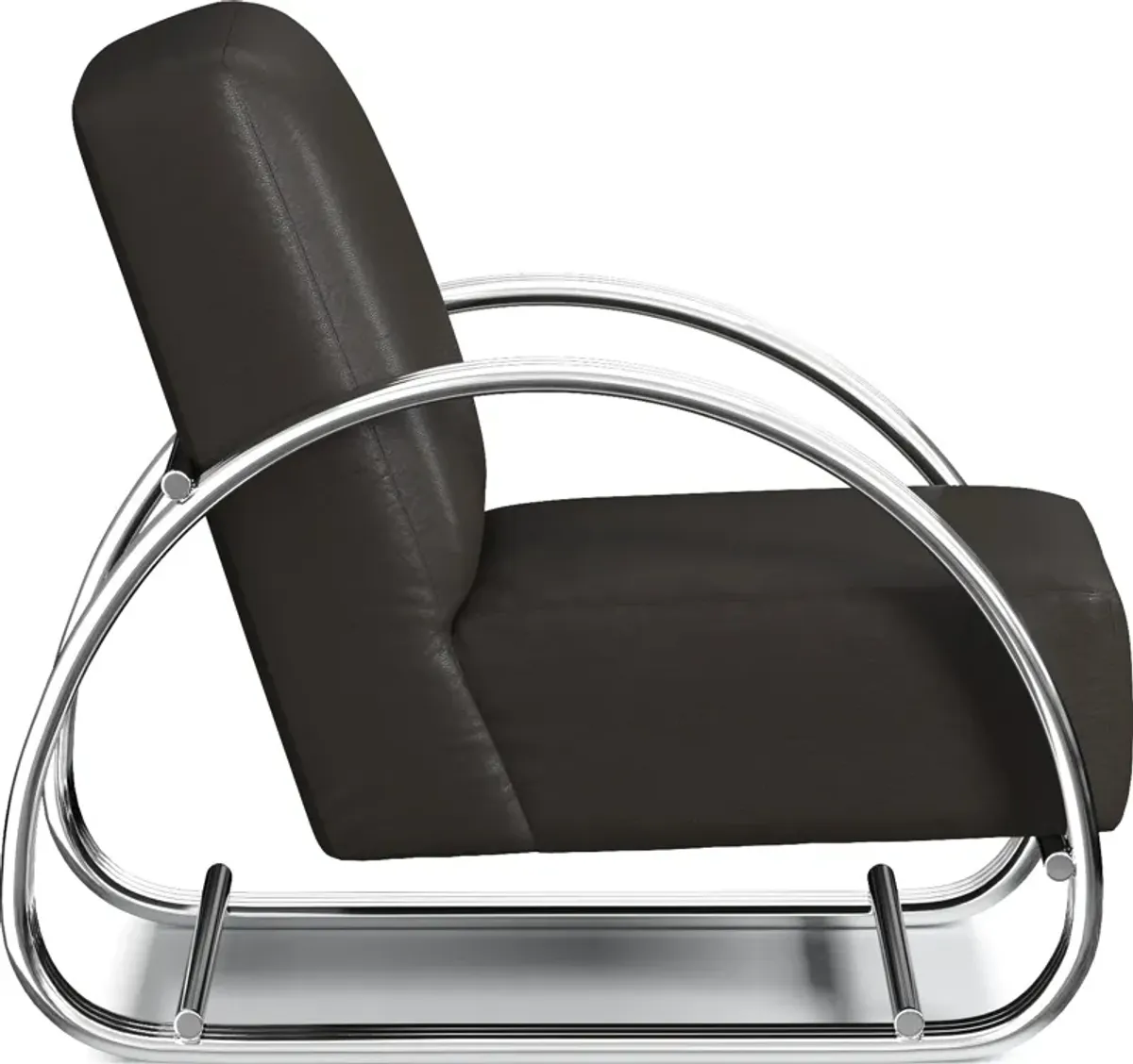 Beal Leather Accent Chair - Siena Dark Brown