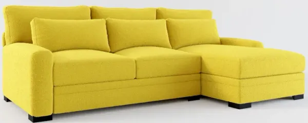 Winston Foam Comfort 2-Piece Sectional with Right-Facing Chaise - Bloke Goldenrod