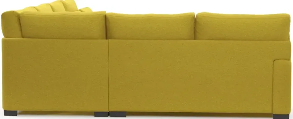 Winston Hybrid Comfort 4-Piece Sectional with Right-Facing Chaise - Bloke Goldenrod