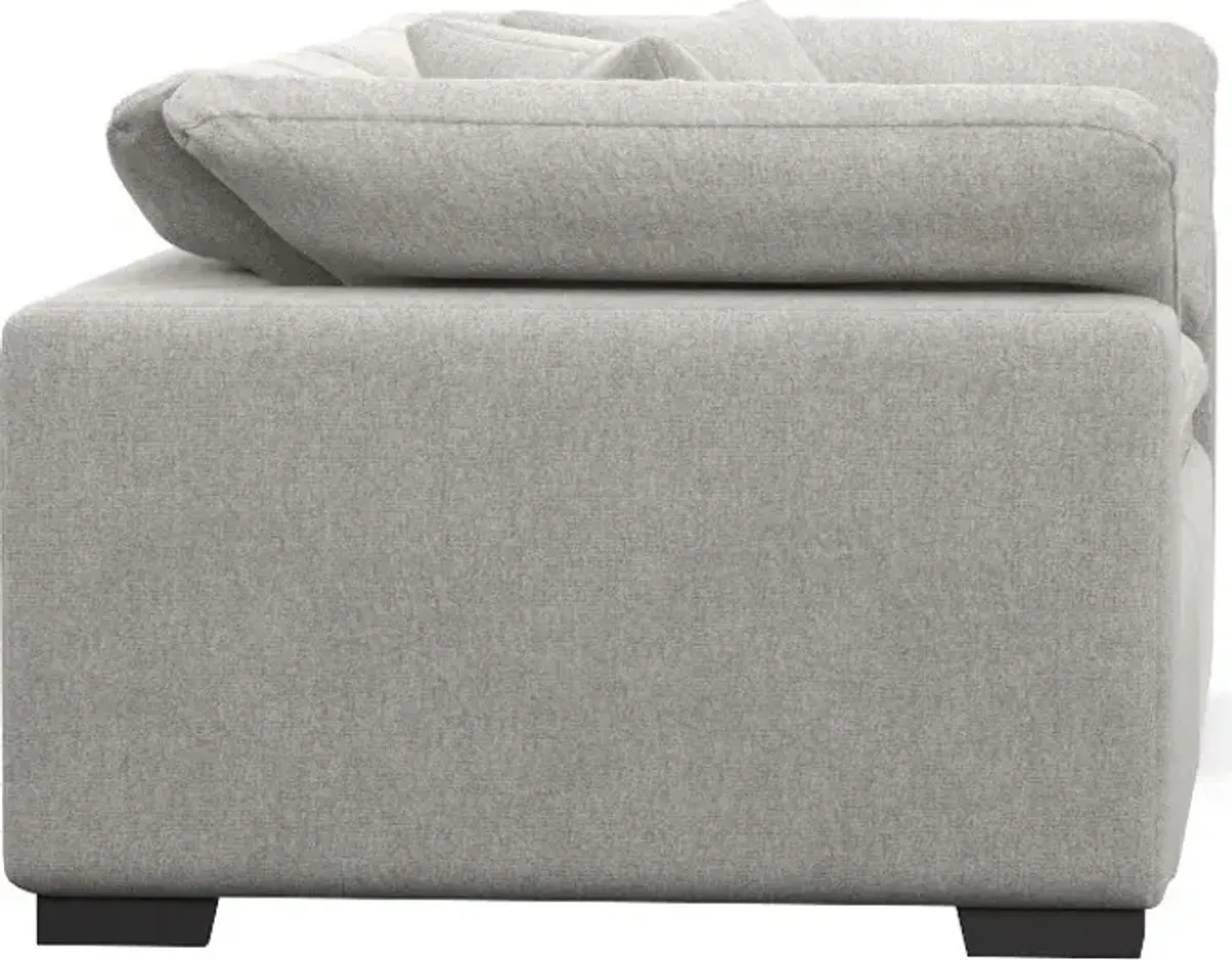 Plush Feathered Comfort 2-Piece Sofa - Burmese Granite