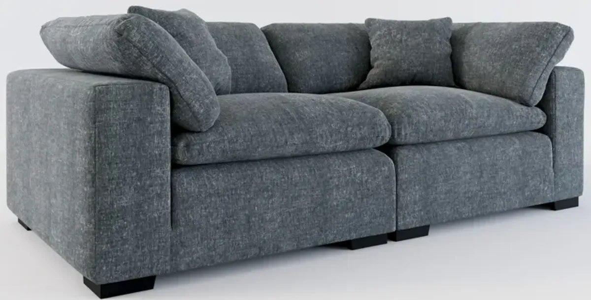 Plush Feathered Comfort 2-Piece Sofa  - Contessa Shadow