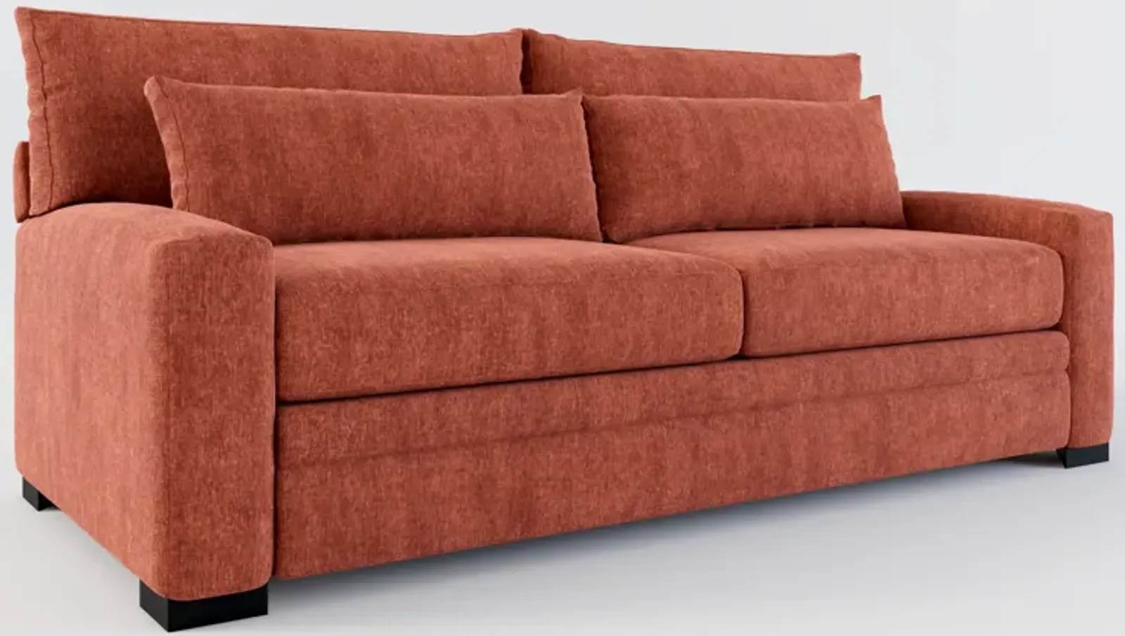 Winston Foam Comfort Sofa - Contessa Paprika