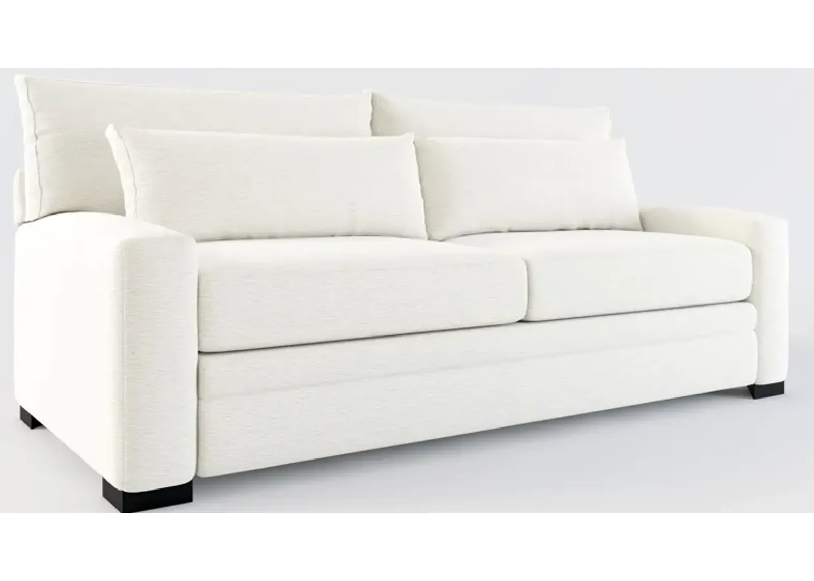 Winston Foam Comfort Sofa - Living Large White