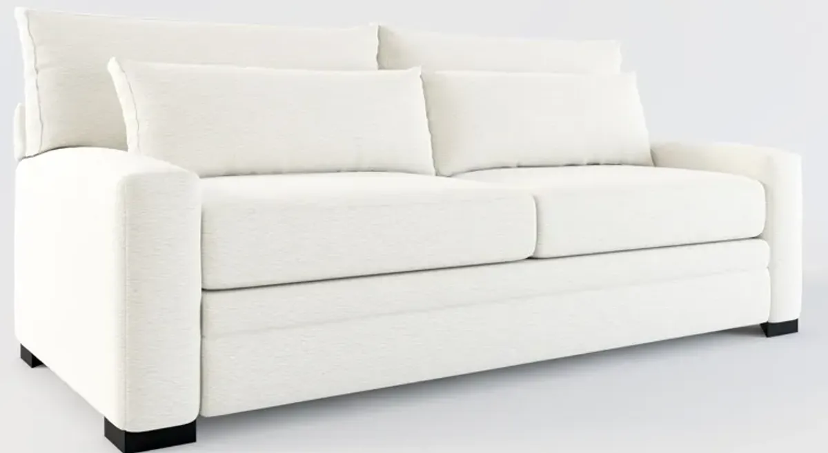 Winston Foam Comfort Sofa - Living Large White