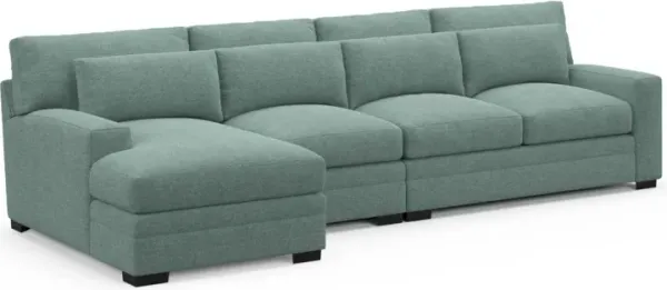 Boston Hybrid Comfort Sectional - Bridger Jade