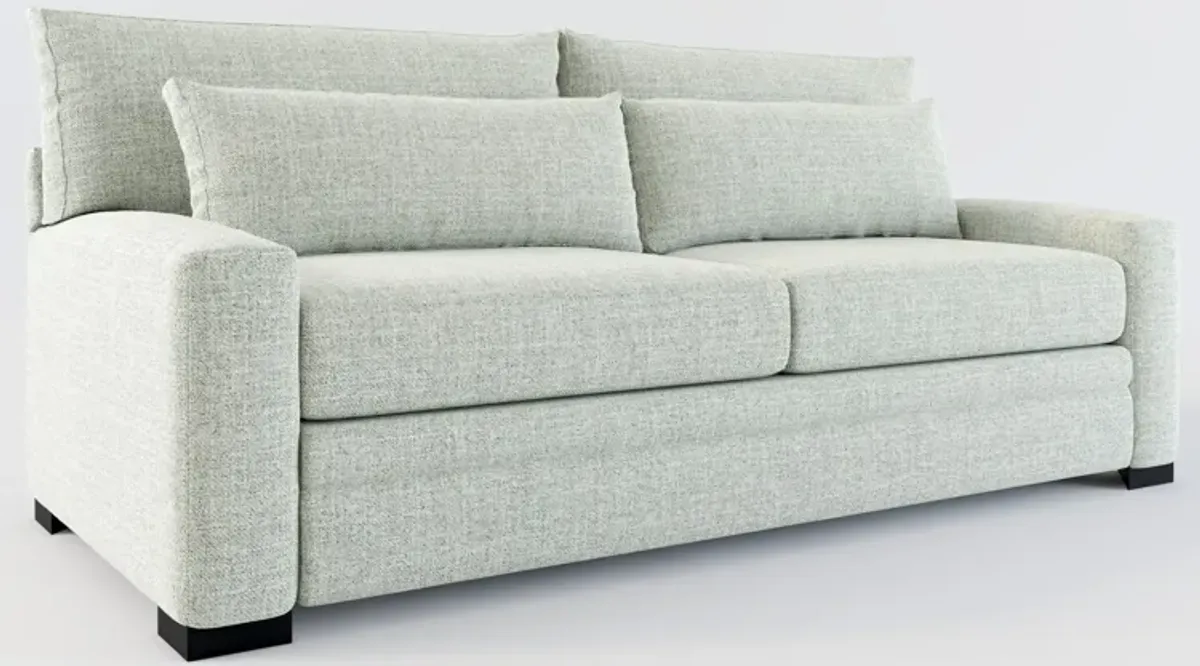 Winston Foam Comfort Eco Performance Sofa - Broderick Sea Glass