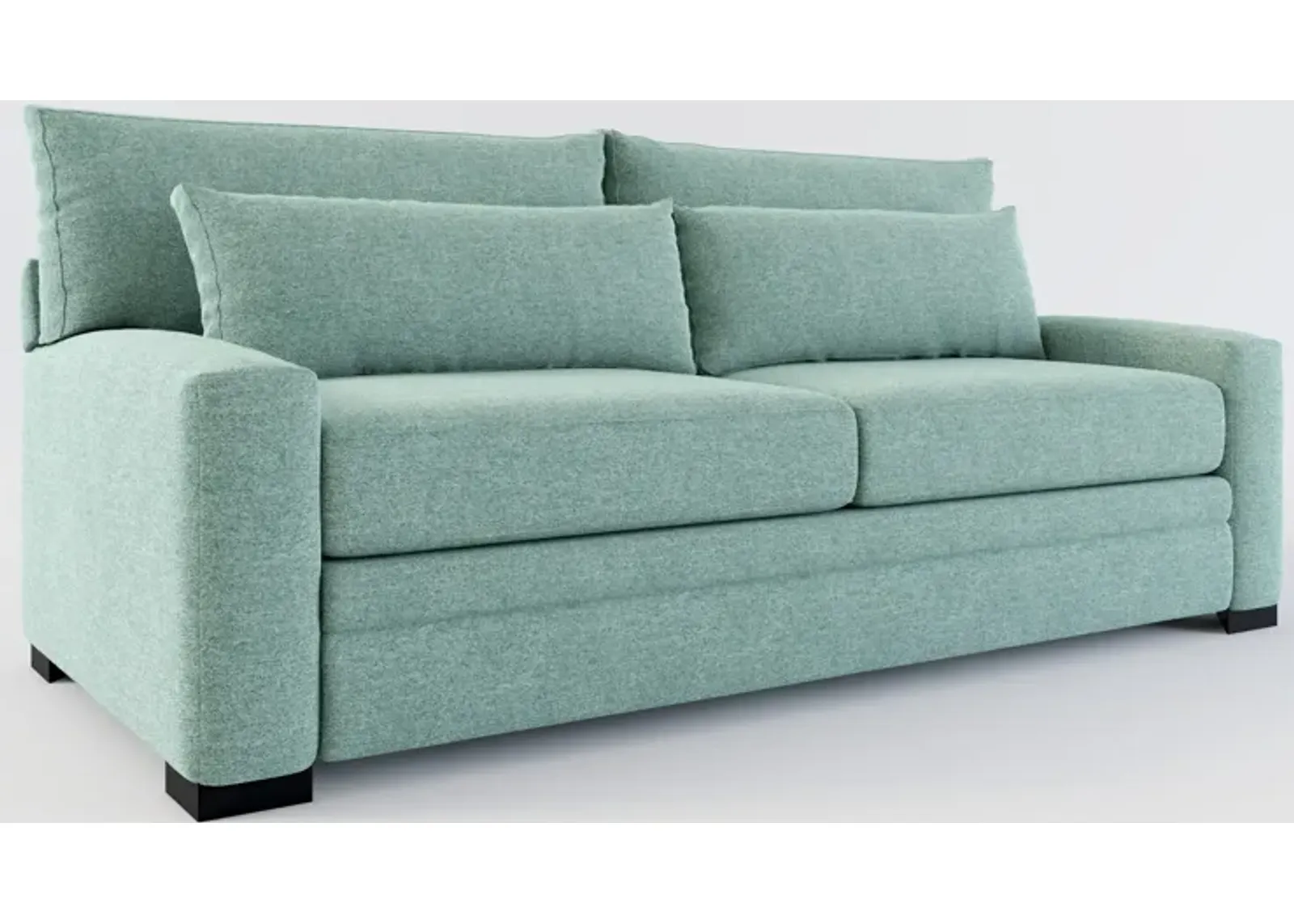 Winston Foam Comfort Eco Performance Fabric Sofa - Bridger Jade