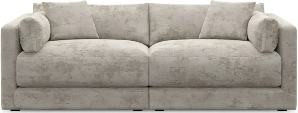 Malibu 2-Piece Sofa - Hearth Cement