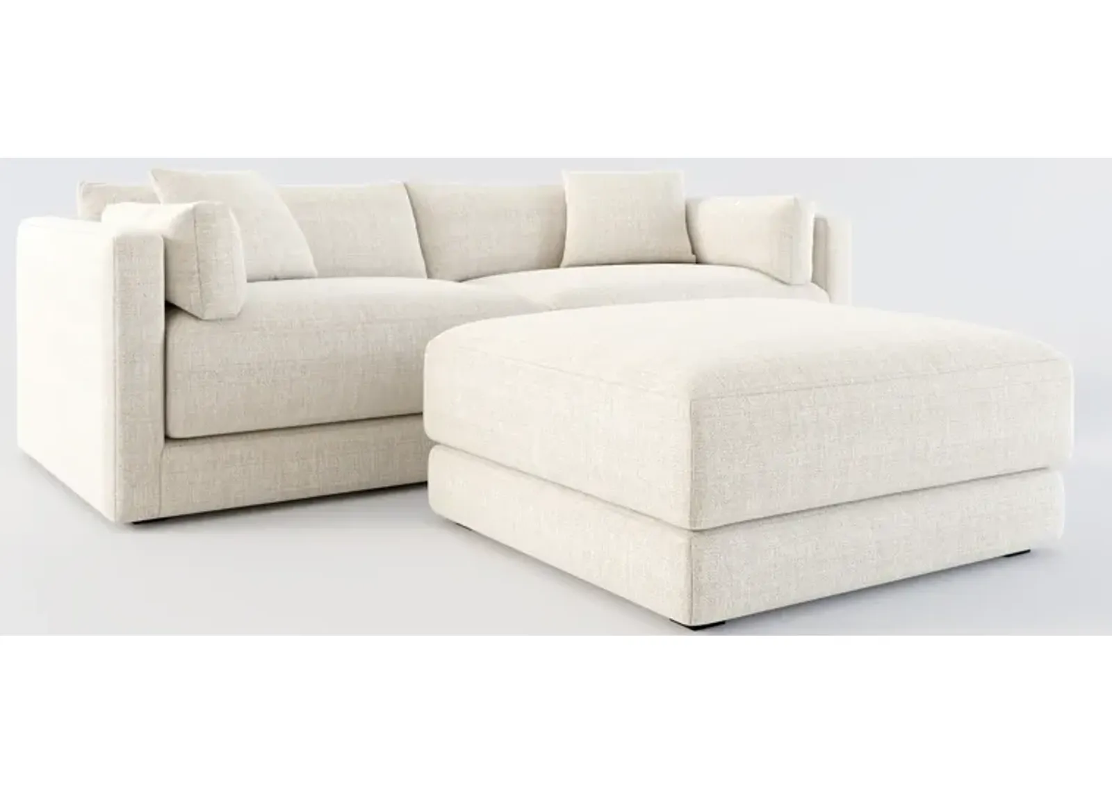 Malibu 2-Piece Sofa and Ottoman - Mason Porcelain