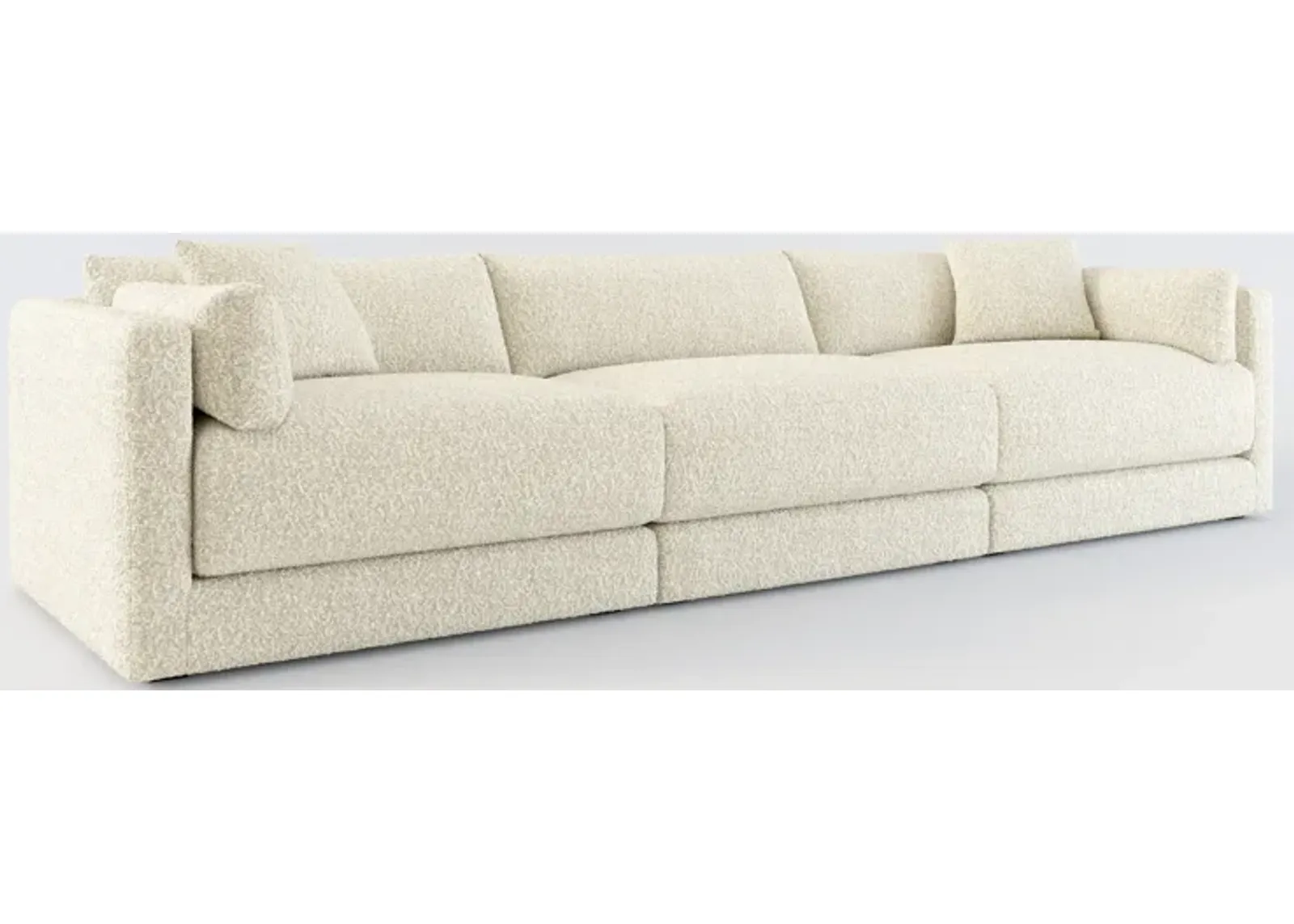 Malibu 3-Piece Sofa - Bloke Cotton