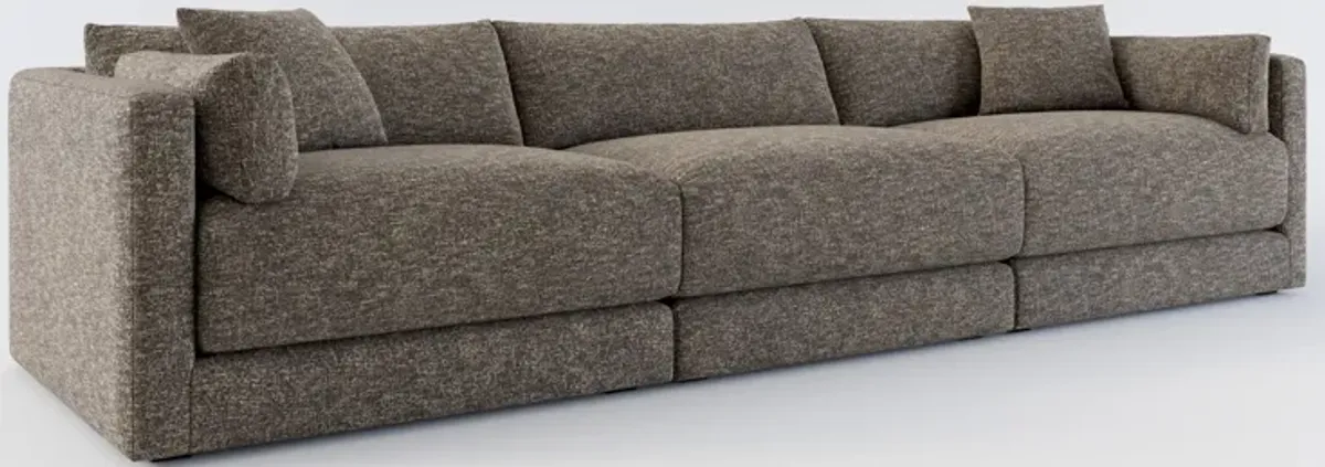 Malibu 3-Piece Sofa - M Walnut