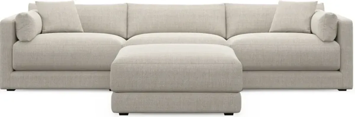 Malibu 3-Piece Sofa and Ottoman - Mason Porcelain