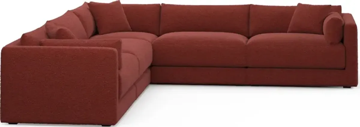 Malibu 5-Piece Sectional - Bloke Brick