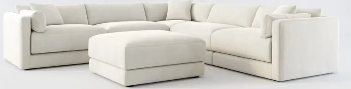 Malibu 5-Piece Sectional and Ottoman - Laurent Beach