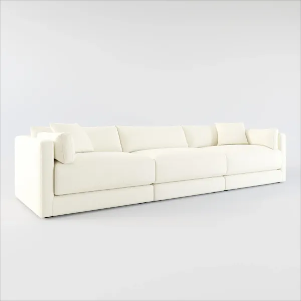 Malibu 3-Piece Sofa - Fincher Ivory